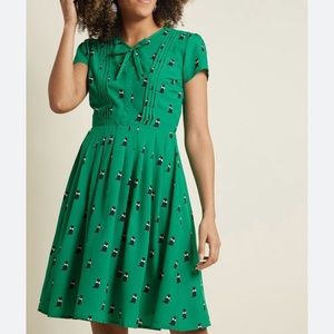 ModCloth Black Cat Dress